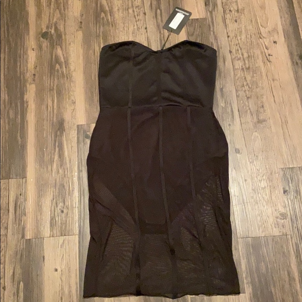 Black Mesh Dress